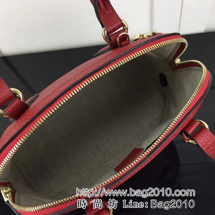 GUCCI古馳原單 新款專櫃品質高仿原單貨實物實拍449661 紅色手提單肩斜挎包 HY1131